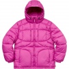 Supreme Warp Hooded Puffy Jacket (FW21) - Fuchsia