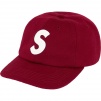 Supreme Wool S Logo 6-Panel (FW21) - Red