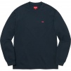 Supreme Small Box L S Tee (FW21) - Navy