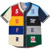 Supreme Supreme Mitchell & Ness Patchwork Baseball Jersey (FW21) - Multicolor