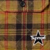 Supreme Quilted Plaid Flannel Shirt (FW21) - Olive
