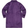 Supreme Alpaca Overcoat (FW21) - Purple