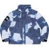Supreme Supreme The North Face Bleached Denim Print Mountain Jacket (FW21) - Indigo