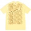 Supreme Respected Tee (SS22) - Pale Yellow