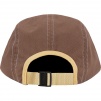 Supreme 2-Tone Twill Camp Cap (SS22) - Brown