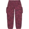 Supreme Supreme Stone Island Reactive Ice Camo Ripstop Cargo Pant (SS22) - Red