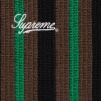 Supreme Open Knit Stripe Zip Polo (SS22) - Black
