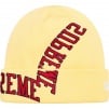 Supreme New Era Multi Arc Beanie (SS22) - Pale Yellow