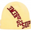 Supreme New Era Multi Arc Beanie (SS22) - Pale Yellow