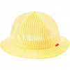 Supreme Stripe Mesh Bell Hat (SS22) - Yellow