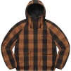Supreme Cotton Hooded Jacket (SS22) - Brown Plaid
