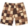 Supreme Reverse Patchwork Sweatshort (SS22) - Brown