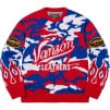 Supreme Supreme Vanson Leathers Sweater (SS22) - Red Camo