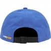 Supreme Brushed Cordura Small Box 6-Panel (FW22) - Royal