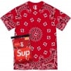 Supreme Supreme Hanes Bandana Tagless Tees (2 Pack) (FW22) - Red