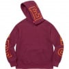 Supreme State Hooded Sweatshirt (FW22) - Burgundy