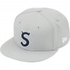 Supreme S Logo New Era (FW22) - Grey