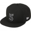 Supreme S Logo New Era (FW22) - Black