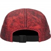 Supreme Washed Cordura Camp Cap (FW22) - Coral