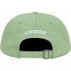 Supreme Pigment Print S Logo 6-Panel (FW22) - Light Sage