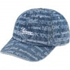 Supreme Multi Type Jacquard Denim 6-Panel (FW22) - Blue