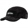 Supreme Swirl Fleece Camp Cap (FW22) - Black