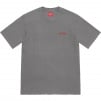 Supreme Washed Capital S S Top (FW22) - Grey