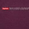 Supreme Property Label S S Top (FW22) - Eggplant