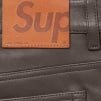 Supreme Leather 5-Pocket Jean (FW22) - Brown