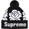 Supreme Rose Beanie (FW22) - Black