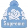 Supreme Rose Beanie (FW22) - Light Blue