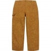 Supreme Script Jacquard Double Knee Denim Painter Pant (FW22) - Brown
