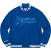 Supreme Supreme Mitchell & Ness Doughboy Twill Varsity Jacket (FW22) - Blue