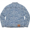 Supreme Script Jacquard Denim Trucker Jacket (FW22) - Washed Blue