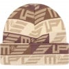 Supreme Geo Beanie (FW22) - Tan