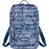 Supreme Puffer Backpack (FW22) - Blue Paisley