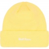 Supreme New Era Box Logo Beanie (FW22) - Pale Yellow