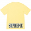 Supreme Contrast Appliqué S S Top (FW22) - Pale Yellow