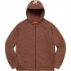 Supreme Brim Zip Up Hooded Sweatshirt (FW22) - Dark Brown