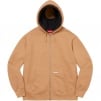 Supreme Double Hood Facemask Zip Up Hooded Sweatshirt (FW22) - Light Brown
