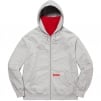 Supreme Double Hood Facemask Zip Up Hooded Sweatshirt (FW22) - Heather Grey