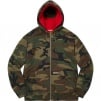 Supreme Double Hood Facemask Zip Up Hooded Sweatshirt (FW22) - Woodland Camo