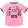 Supreme Supreme Mitchell & Ness Satin Baseball Jersey (SS23) - Pink