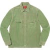 Supreme 2-Tone Corduroy Zip Up Shirt (SS23) - Green
