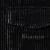 Supreme 2-Tone Corduroy Zip Up Shirt (SS23) - Black