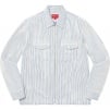 Supreme 2-Tone Corduroy Zip Up Shirt (SS23) - White