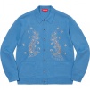 Supreme Beaded Appliqué Cardigan (SS23) - Bright Blue