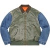 Supreme Denim Sleeve MA-1 (SS23) - Olive