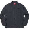 Supreme Pinstripe Linen Shirt (SS23) - Navy