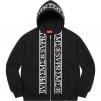 Supreme Roman Zip Up Hooded Sweatshirt (SS23) - Black